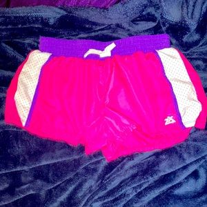 These are pink shorts